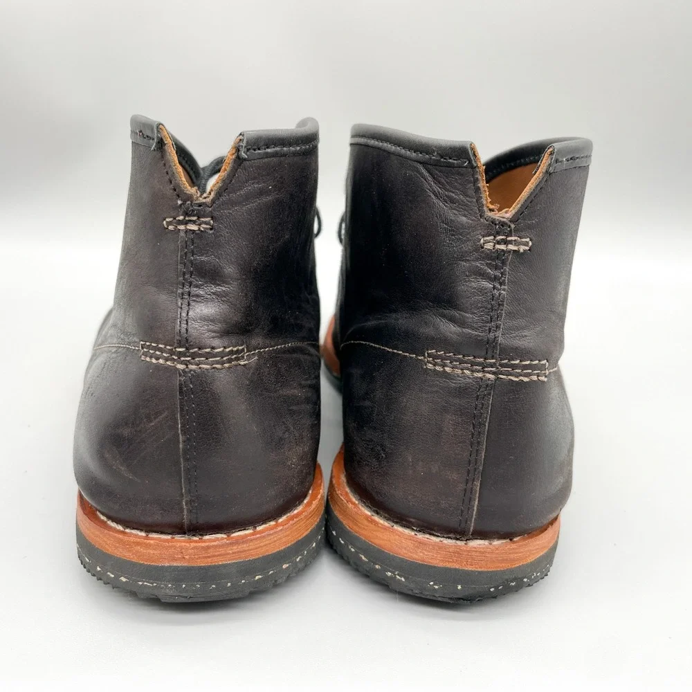 Timberland Mens 13 Wodehouse Chukka Boots Dark Brown Leather Rugged Casual Shoes